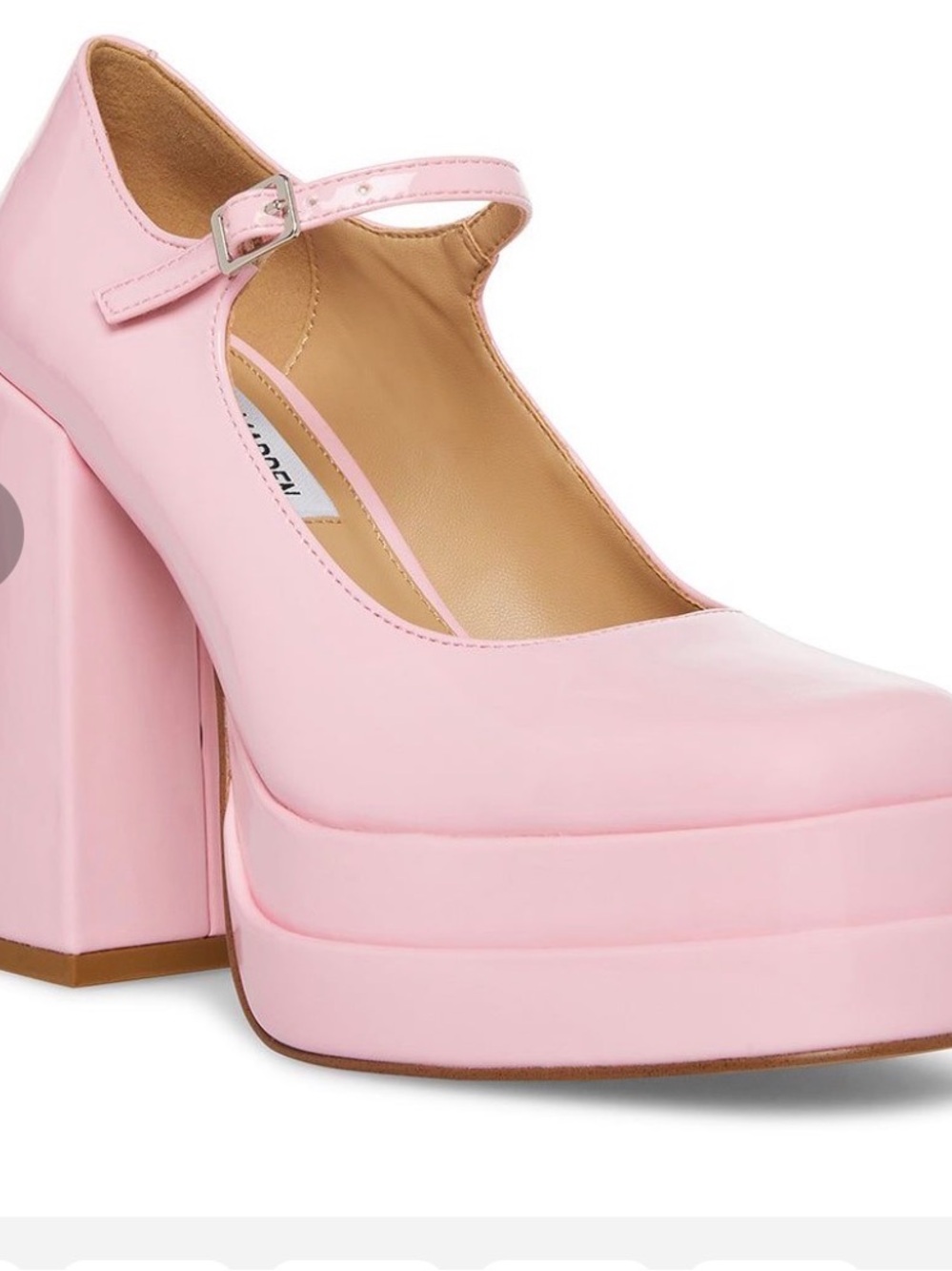 Steve Madden Glossy Baby Pink Platform Mary Jane Pumps “Cassie Euphoria shoes”